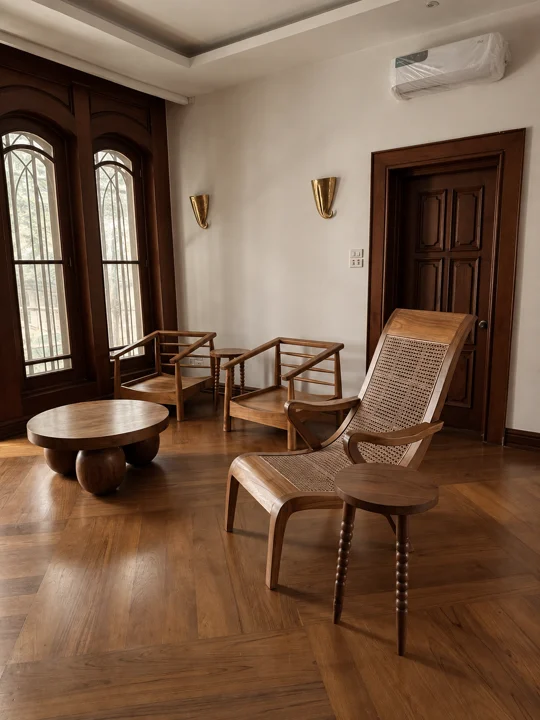 Furniture in a warmer light