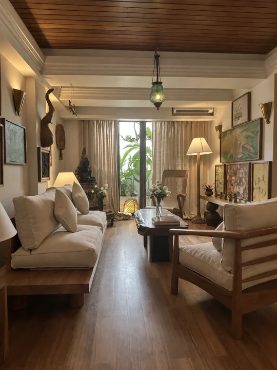 The room and the objects