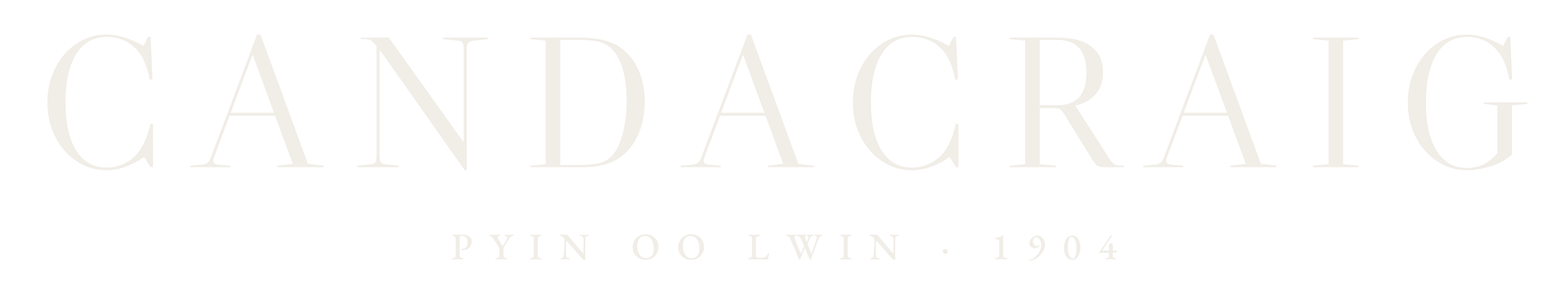 Candacraig · Pyin Oo Lwin · 1904